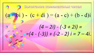 Мнимые числа.  Определение комплексных чисел