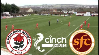 Bonnyrigg Rose vs Stenhousemuir + Manager Interview 25/02/23