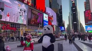 Time Square მანჰეტენზე და ყველასთვის ცნობილი ბილბორდები!