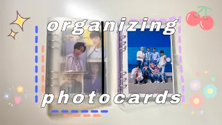 Организация к-поп фотокарт bts, txt, stray kids, ateez | sorting and organizing kpop photocards