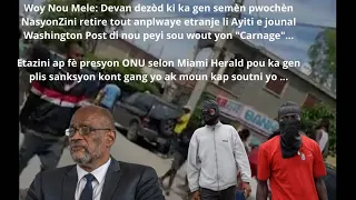 Woy Nou Mele: Devan dezòd ki ka gen semèn pwochèn NasyonZini retire tout anplwaye etranje li Ayiti