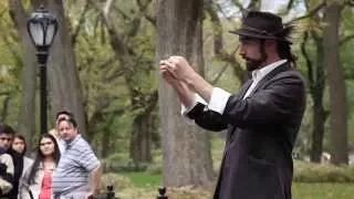 Street Magician at Central Park NY