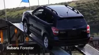 All-Wheel Drive Ramp Test - Forester vs. the Competition