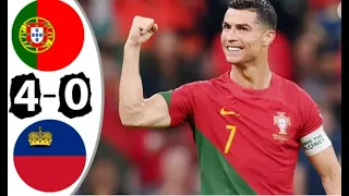 Ronaldo double Goal | Portugal vs Leichtenstein 4-0 | Highlights | Euro 2024 Qualification