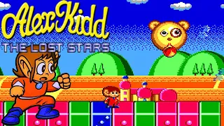 Alex Kidd: The Lost Stars (Master System) Playthrough/LongPlay [4K] (No Damage)