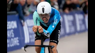 Cyclisme - Boucles de la Mayenne 2024 - Les images du prologue et la victoire de Benoît Cosnefroy !