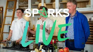 M&S SPARKS LIVE | March Cookalong with Chris Baber & Chevalier du Fromage, Chris Dawson