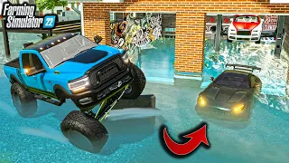 BUYING FLOODED CAR-SHOP! ($200,000 FOUND) | FS22