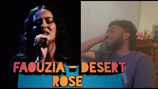 FAOUZIA SINGING  IN ARABIC 😳......REACTING TO Faouzia - Desert Rose