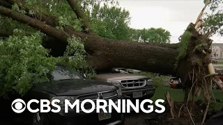 Thousands without power as severe weather destroys homes and knocks out power lines