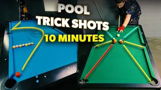 Ridiculous Pool Trick Shots | 10 minutes of awesomeness PT.2