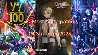 Top 10 Most Anticipated Anime for Summer 2023