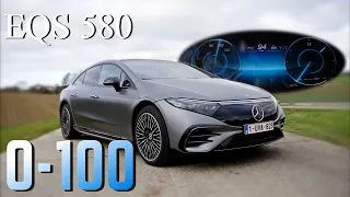 Mercedes EQS 580 0-100 km/h