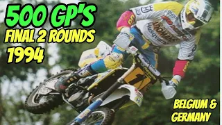 1994 MOTOCROSS 500 MXGP - FINAL 2 ROUNDS - NAMUR & GERMANY