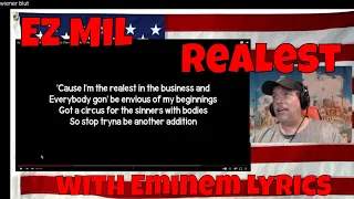 Ez Mil   Realest with Eminem Lyrics The Game & Melle Mel Diss - REACTION