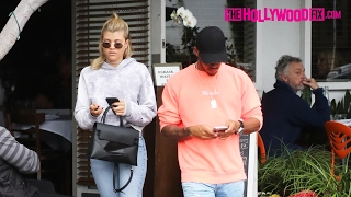 Sofia Richie & Lewis Hamilton Go On A Lunch Date Together At Fred Segal 2.8.17