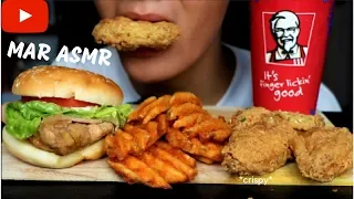 ASMR Eating Sounds |  KFC Fried Chicken (Crispy & Chewy Eating Sound) | MAR ASMR