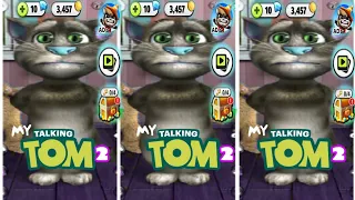 My Talking Tom 2 VS My baby Talking Tom 2 - level up | Birthday celebration