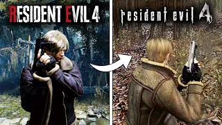 Resident Evil 4 Remake vs Original RE4 - Physics and Details Comparison