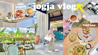 Jogja vlog|living my best life,staycation + hotel tour,cafe hopping,good food:)