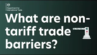 What are non-tariff trade barriers?