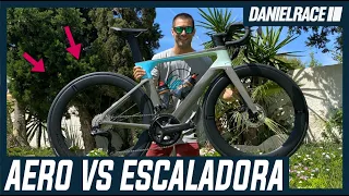 LAS BICIS AERO NO SON PARA AFICIONADOS ¿O SI? | COMPARATIVA ESCALADORA | DANIEL RACE