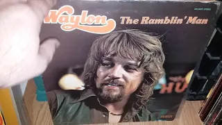 My Waylon Jennings Vinyl Records Collection