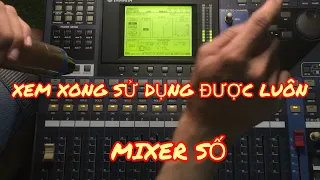 Xem xong clip anh em hiểu gần hết cách sử dụng mixer Yamaha 01v96 không hề khó(mixer digital)