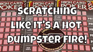 ♥️♠️ High Card Poker ♦️♣️ CA Lottery Scratchers