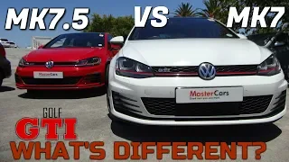 Comparing the 2019 Mk7.5 VW Golf GTI vs Mk7 VW Golf GTI - In Depth Review and Comparison