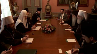 Патриарх Кирилл встретился с Предстоятелем Сербской Православной Церкви