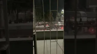Военный грузовик давит людей в Бишкеке?