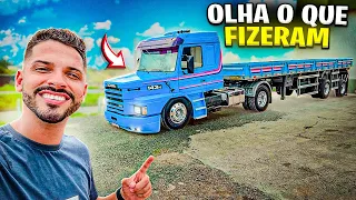 OLHA O QUE FIZERAM NO MEU SCANIA 143 😱 MUDARAM TUDO MEU PROJETO