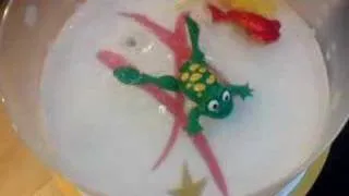 Mechanical Fish, Frog and Squid in the Water