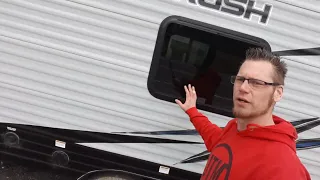 2022 Sunset Park RV Rush 19FC Toy Hauler walkthrough with Dustin from Hartleys auto and RV