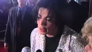 Michael Jackson & Elizabeth Taylor red carpet interview