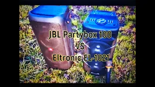 По просьбам подписчиков JBL Partybox 100 сравним с Eltronic EL-10-21