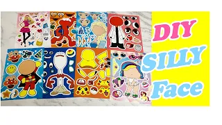 ASMR TOYS  8 minutes satisfying and relaxing decorating sticker book  stickers funny face dress up