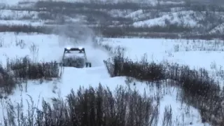 stich snow mobile. brp maverick на гусеницах.