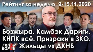 Бозжыра. Камбэк Дариги. КНПК – всё. Призраки в ЗКО. Жильцы vs ДКНБ – ГИПЕРБОРЕЙ. Рейтинг за неделю