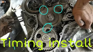 how to Yanmar engine timing install, diesel engine timing fitting