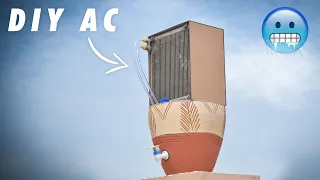 Let's Make a Powerful AC using Radiator | Homemade Air Cooler