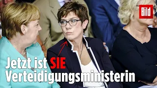 Die neue Verteidigungsministerin: Jetzt wird AKK vereidigt!