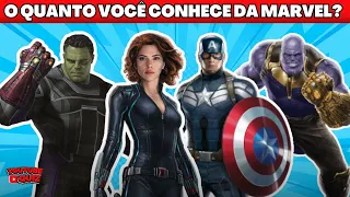 🕸️20 PERGUNTAS SOBRE OS VINGADORES ⚒️ SOMENTE PARA OS VERDADEIROS FÃS | QUIZ MARVEL 🦸‍♂️