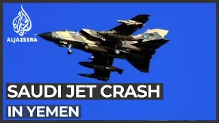 Saudi fighter jet crashes in northern Yemen's al-Jawf province