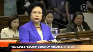 Miriam: Enrile's mind is sick