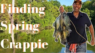 Locating Spring Crappie!