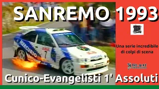 Rally di Sanremo 1993 vittoria di Cunico-Evangelisti
