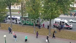 Массовая авария в Гродно: 2 троллейбуса, маршрутка и автобус