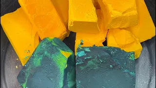 Crispy Lemon + Forest Green Dyed Gym Chalk Crush